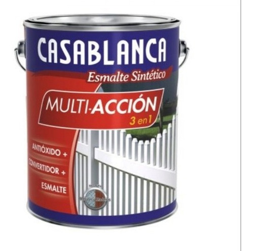 Imagen 1 de 6 de Esmalte + Convertidor + Antioxido 3 En 1 Negro X 4 Lts