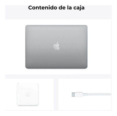 Notebook Apple Macbook Air 13.3 M1 8-core 8gb 256gb Ssd Gris