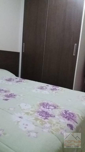 Imagem 10 de 13 de Cobertura Com 2 Dormitórios À Venda, 81 M² Por R$ 310.000,00 - Jardim Las Vegas - Santo André/sp - Co0016