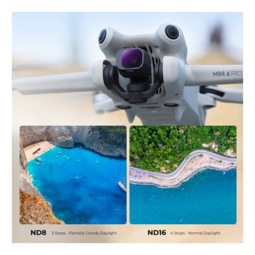 Filtro Cpl + Nd8/nd16/nd32/nd64/nd128 Para Dronde Mini 4 Pro