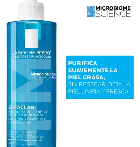 Gel Effaclar gel purificante La Roche-Posay día/noche para todo tipo de piel de 400mL/400g 10+ años