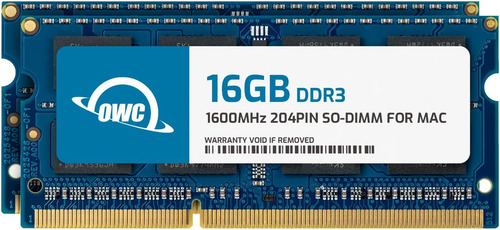 Ram Owc 32 Gb (2 X 16 Gb) Ddr3 1600 Mhz Sodimm Cl9
