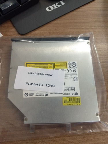Imagem 1 de 6 de Leitor E Gravador De Dvd Notebook LG Lgr40
