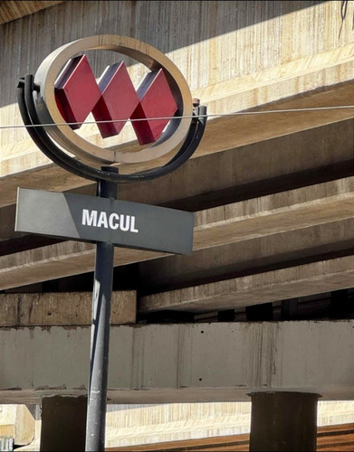 Venta Depto 3d,2b,1 Est,1 Bd.en Macul A Pasos De Metro Macul