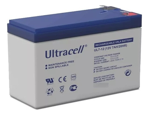 Bateria Alarma 12v 7a Ups Cerradura Control Acceso - Panico 