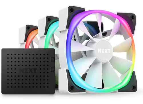 Kit Controlador Nzxt Hue2 + 2 Fans Aer Rgb2 Led 140mm