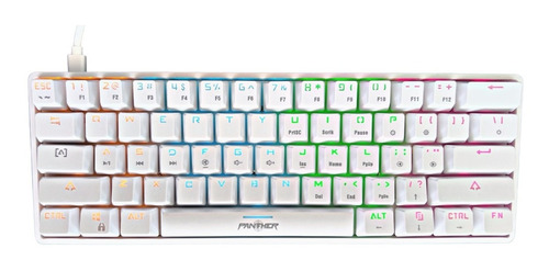 Imagen 1 de 3 de Teclado Gamer Panther Multiplataforma Ps5/ps4/xbox 60% 61