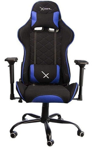 Silla Stylos Xzeal Xz25 Gaming Reclinable Azul Xzsxz25a