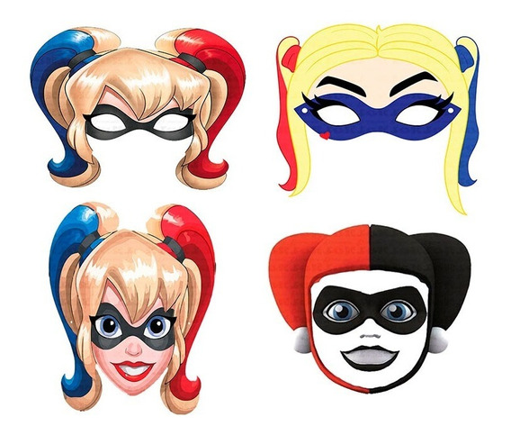 colegio clima Útil Mascara De Harley Quinn | MercadoLibre 📦