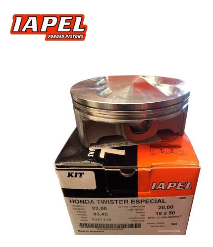 Piston Iapel Honda Twister 450.  93.50mm. Perno 18. M_clasi