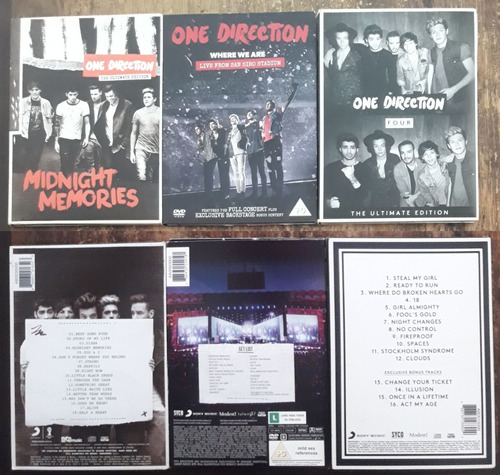2x Cd (nm One Direction Midnight Four Ultimate Edt Dvd Where