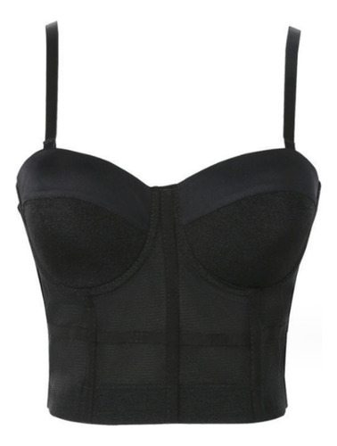 Bustier Corset Bralette Push Up Sujetador Crop Top Sexy