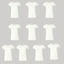 Comprar Playeras Mujer Color Gildan Paquete 10 Playera 64000l
