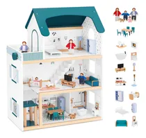 Comprar Casa De Muñecas Tookytoy Con Ascensor Y 21 Muebles