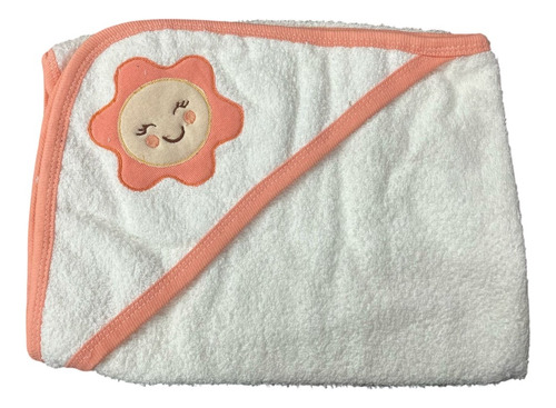 Toallon Bebe C/capucha -be Y Be- Art.103 Salmon/solcito