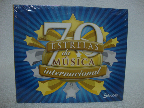 Box Com 05 Cds 70 Estrelas Da Música Internacional- Lacrado