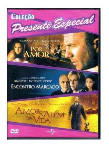 Dvd 3 Filmes Encontro Marcado / Por Amor / Amor Além Da Vida
