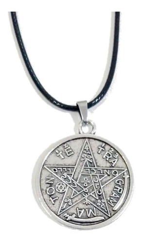 Collar Esotérico De Protección Pentagrama Tetragramaton 