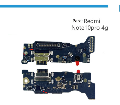 Placa De Carga Para Xiaomi Note 10 Pro 4g Carga Turbo
