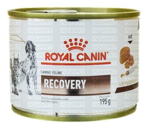 Ração Úmida Canine/feline Recovery Wet 195 Royal Canin Lata