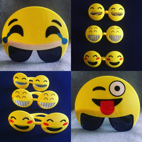 Lentes Emojis Emoticones  Cotillón