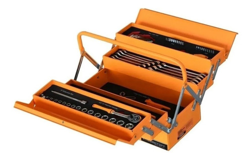 Juego Set Herramientas Tipo Fuelle Caja Lusqtoff 64 Lqcp125