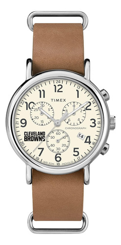 Timex Tribute Men's Nfl Weekender Chrono 40mm Quartz Leather