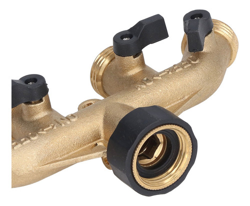 Divisor Manguera Adaptador Espiga Conector 4 Vías 3/4 PuLG