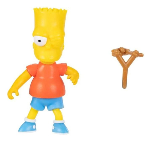 Figura De Acción Jakks Pacific Bart Simpsons Con Gomera