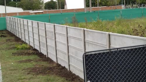 Cerco Premoldeado Liso Zona Oeste Gris