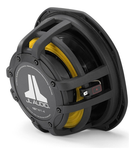 Subwoofer plano Jl Audio 10tw1 300 Rms Tw1 cor preta
