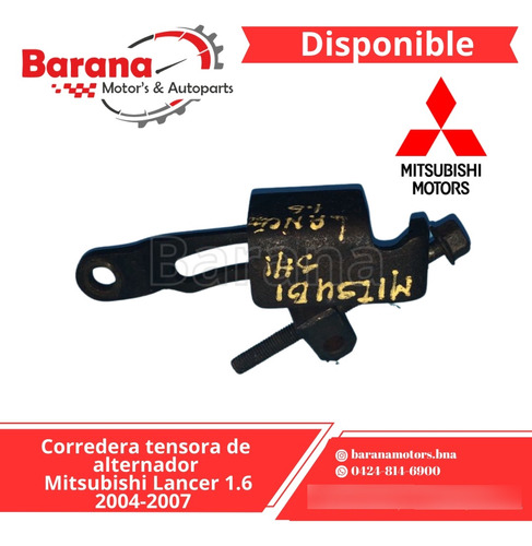 Corredora Tensora De Alternador Mitsubishi Lancer 1.6