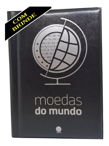 Album Moedas Do Mundo 193 Países + Brinde Uma Moeda