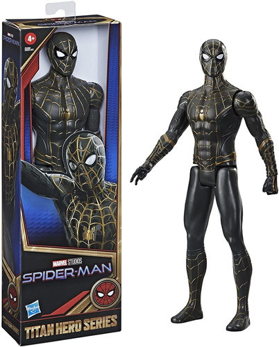 Marvel Spider-man No Way Home Traje Negro Dorado Titan Hero (Usado)