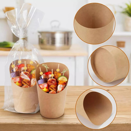 50pcs Vasos De Charcutería Con Bolsas Vasos De Charcutería