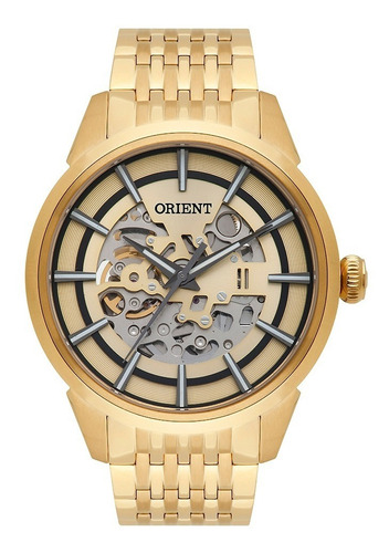 Relógio Orient Automático  Clássico Nh7gp001 Dourado