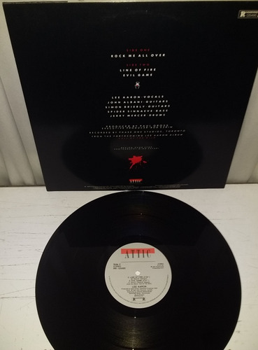 Lp Lee Aaron - Rock Me All Over. ( Doro, Lita Ford, Acid ) (Usado)