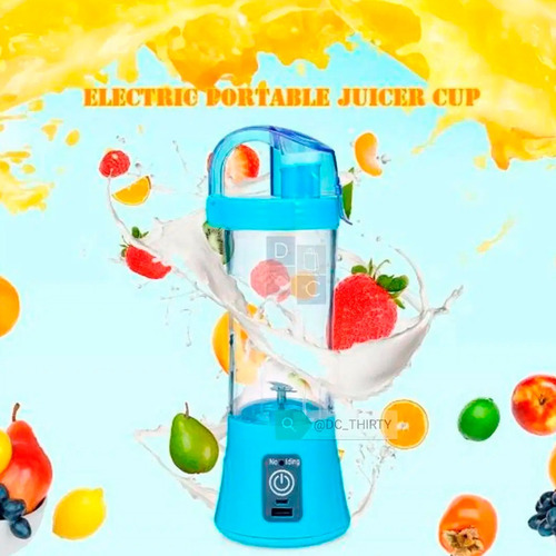Mini Licuadora Portátil Recargable Usb Vaso Termo Batidora