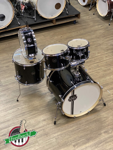 Imagen 2 de 9 de Bateria Mapex Horizon 5 Cuerpos 22-10-12-16-14x5.5 Negra