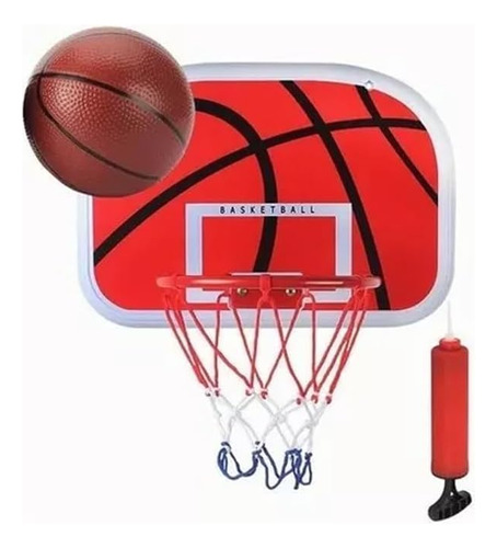 Aro De Basquet Tablero Con Pelota Para Cama Elastica