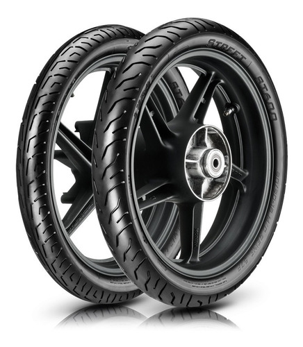 Pneu Moto Vipal Street St600 80/100-18 47p Tl - Dianteiro