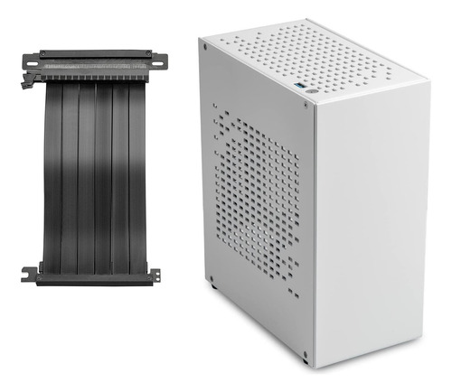 Mini Itx Case De Aluminio Con Pcie Riser, Joyjom Mini Pc Cas