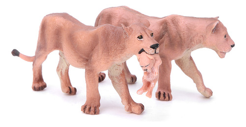 Modelo Animal: Una Leona Realista Modela La Primera Infancia