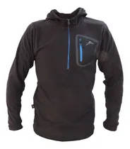 Comprar Buzo Micriopolar Capucha Cuello Hoodie Hombre Trekking Polar