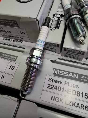 Imagen 3 de 8 de Kit 4 Bujias Original Nissan Tiida Versa Juke 1.6 1.8 (112)