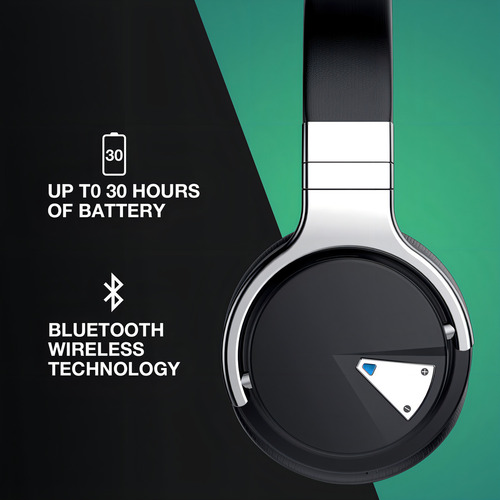 Produto genérico - Audonia E7 Co. Fones de ouvido sem fio Color Titanium black