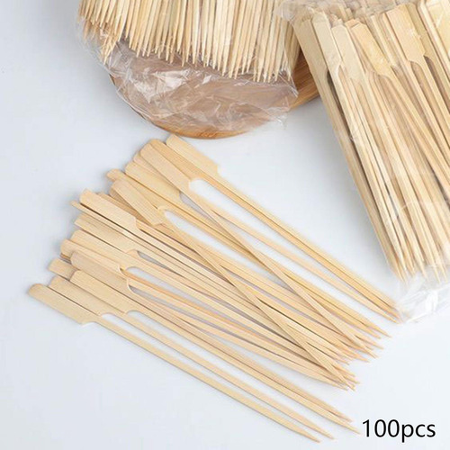 6 Brochetas De Bambú Para Asar - Paquete De 500 6 Piezas