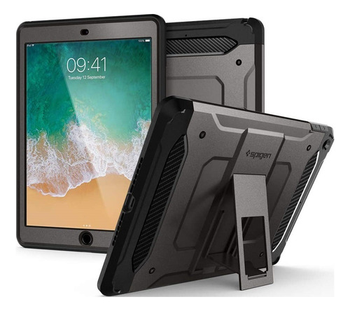 Apple iPad 5 2017 6 2018 9.7 Spigen Tough Armor Tech Estuche