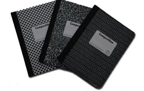 Norcom Composición Notebook (2 Pack), 100 Hojas, Renglón Anc