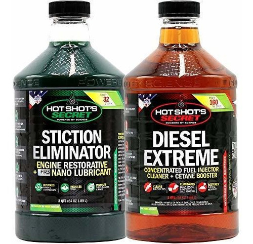 Hot Shot's Secret - Ddd Diesel Duo, 2qt Stiction Eliminator 